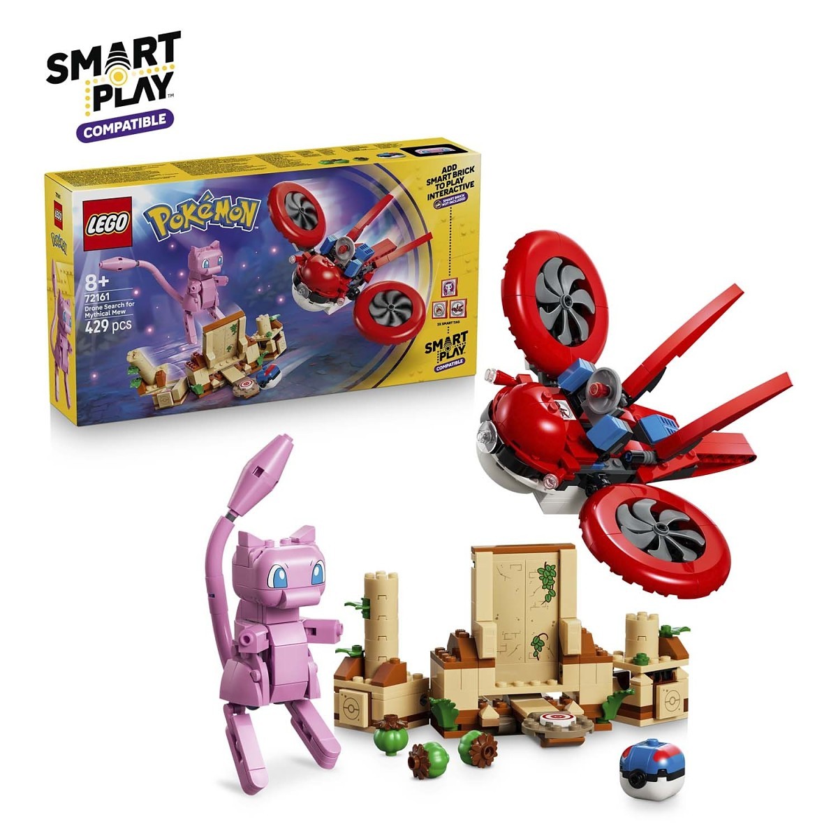 LEGO® Pokémon™ SMART Play™: Drone Search For Mythical Mew