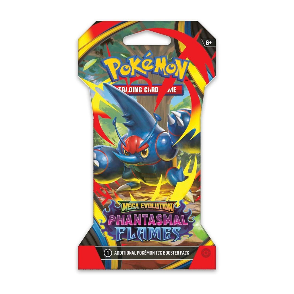 Pokémon TCG: Mega Evolution-Phantasmal Flames Sleeved Booster Pack (10 Cards)