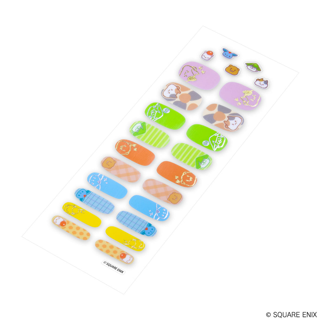 FINAL FANTASY XIV Nail Stickers Minion Doodles