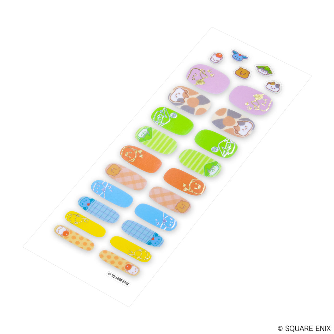 FINAL FANTASY XIV Nail Stickers Minion Doodles