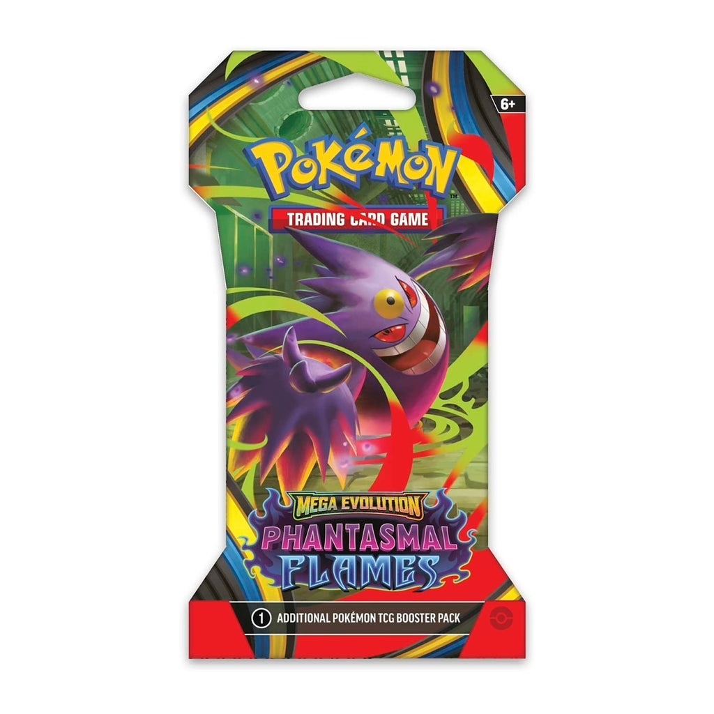 Pokémon TCG: Mega Evolution-Phantasmal Flames Sleeved Booster Pack (10 Cards)