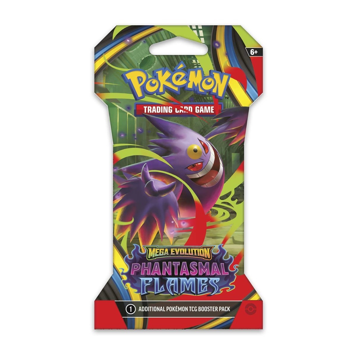 Pokémon TCG: Mega Evolution-Phantasmal Flames Sleeved Booster Pack (10 Cards)