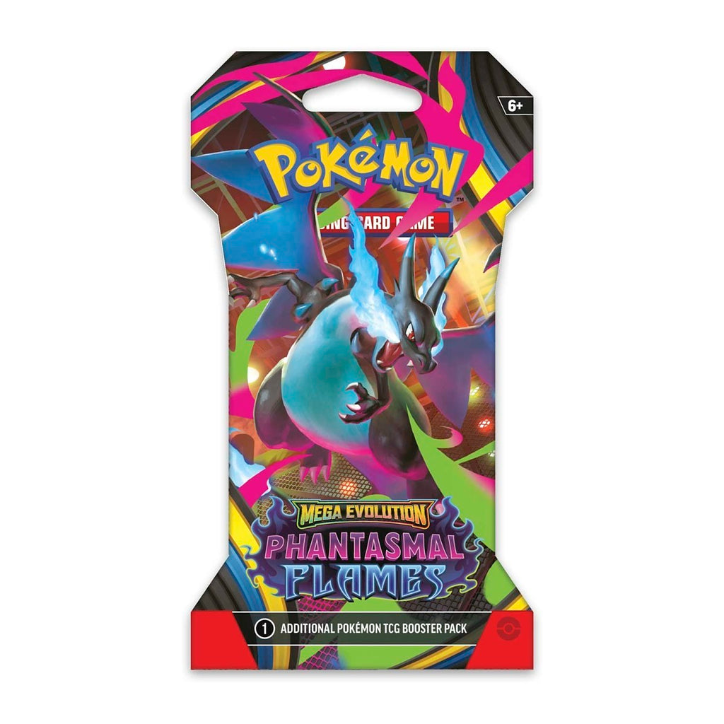 Pokémon TCG: Mega Evolution-Phantasmal Flames Sleeved Booster Pack (10 Cards)