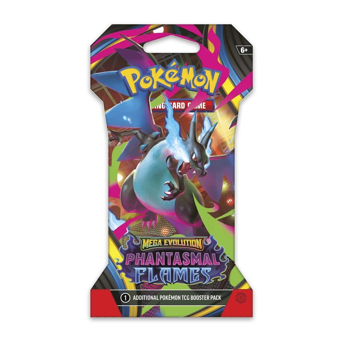 Pokémon TCG: Mega Evolution-Phantasmal Flames Sleeved Booster Pack (10 Cards)