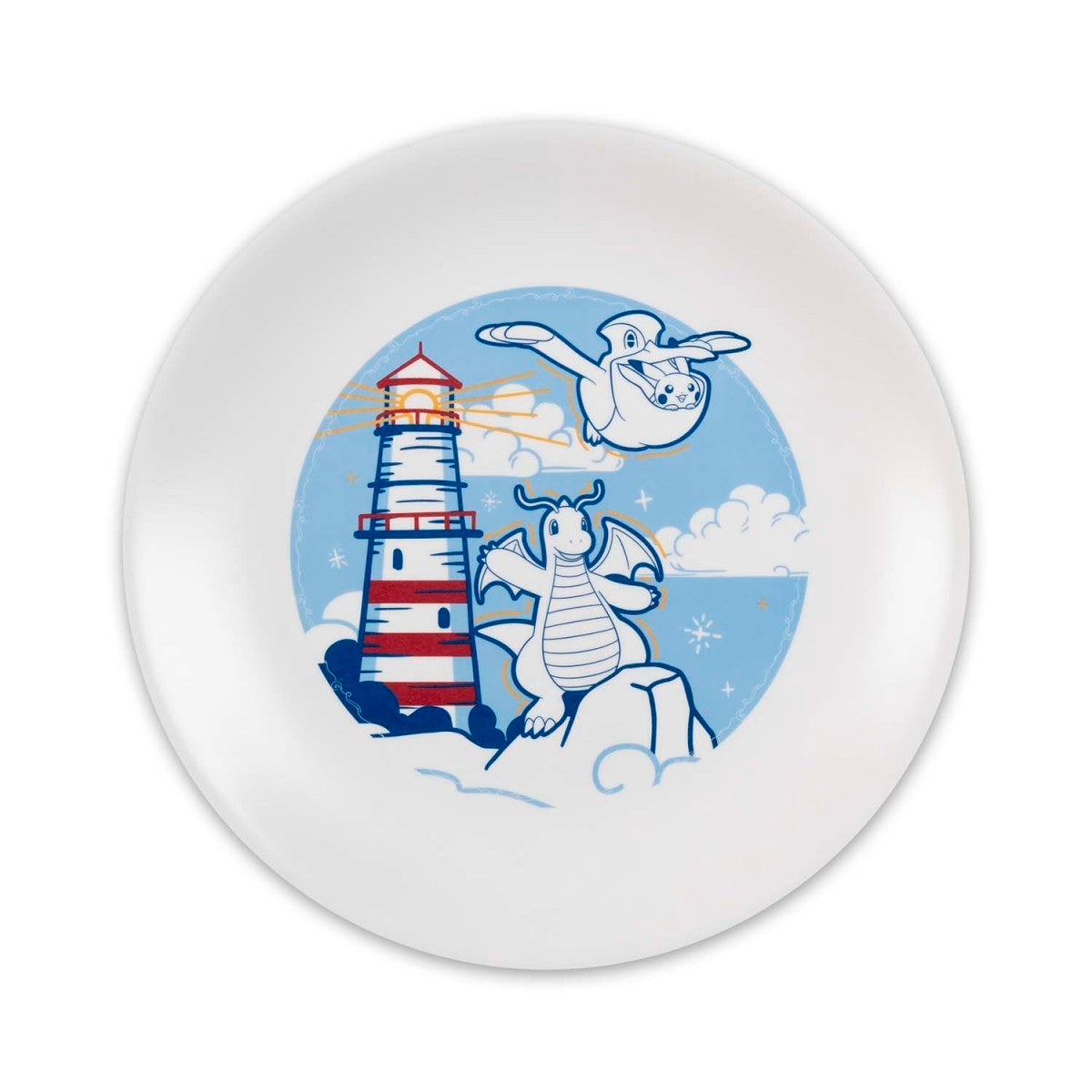 Pikachu, Dragonite, Ampharos & Pelipper Pokémon Summer Plates (4-Pack)