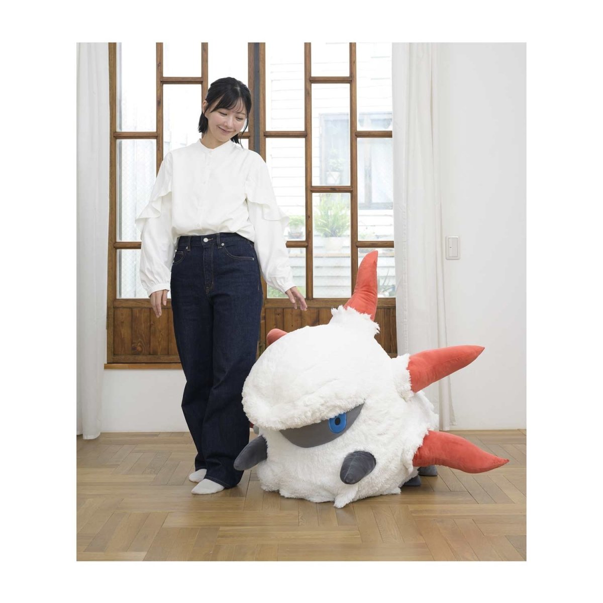 Larvesta Pokédex-Size Poké Plush - 35 ½ In.
