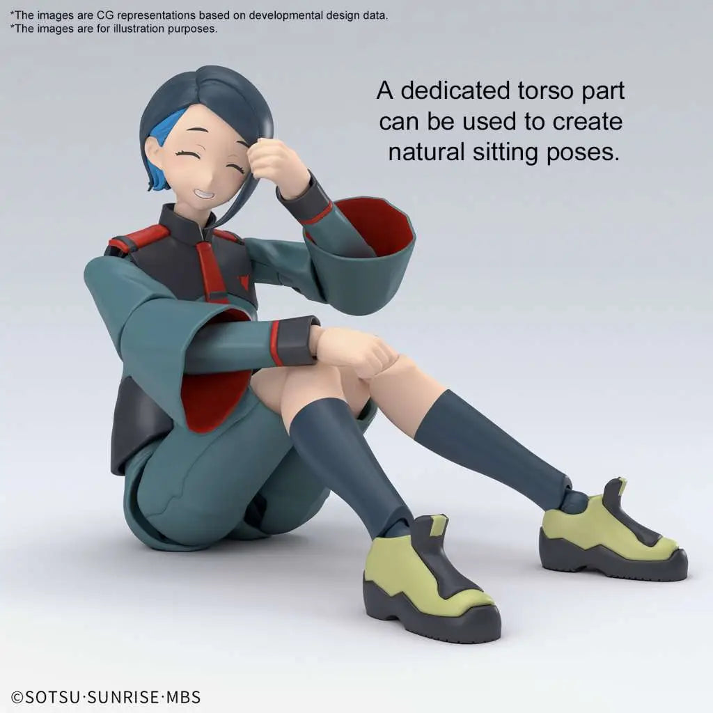 FIGURE RISE NIKA NANAURA BANDAI MODEL KIT GUNPLA