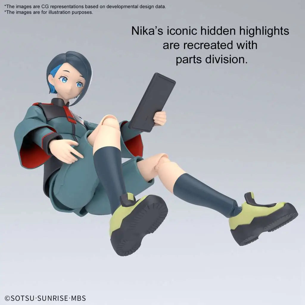 FIGURE RISE NIKA NANAURA BANDAI MODEL KIT GUNPLA