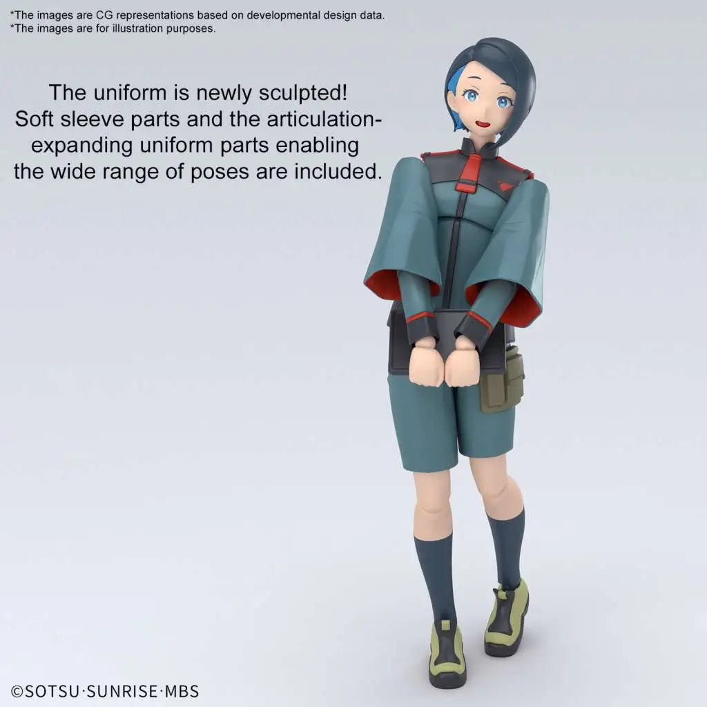 FIGURE RISE NIKA NANAURA BANDAI MODEL KIT GUNPLA