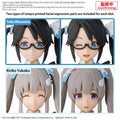 30MS OPT HAIR STYLE & FACE PTS SET YUIKA MITSUMINE/KIRIKO YUKOKU Bandai