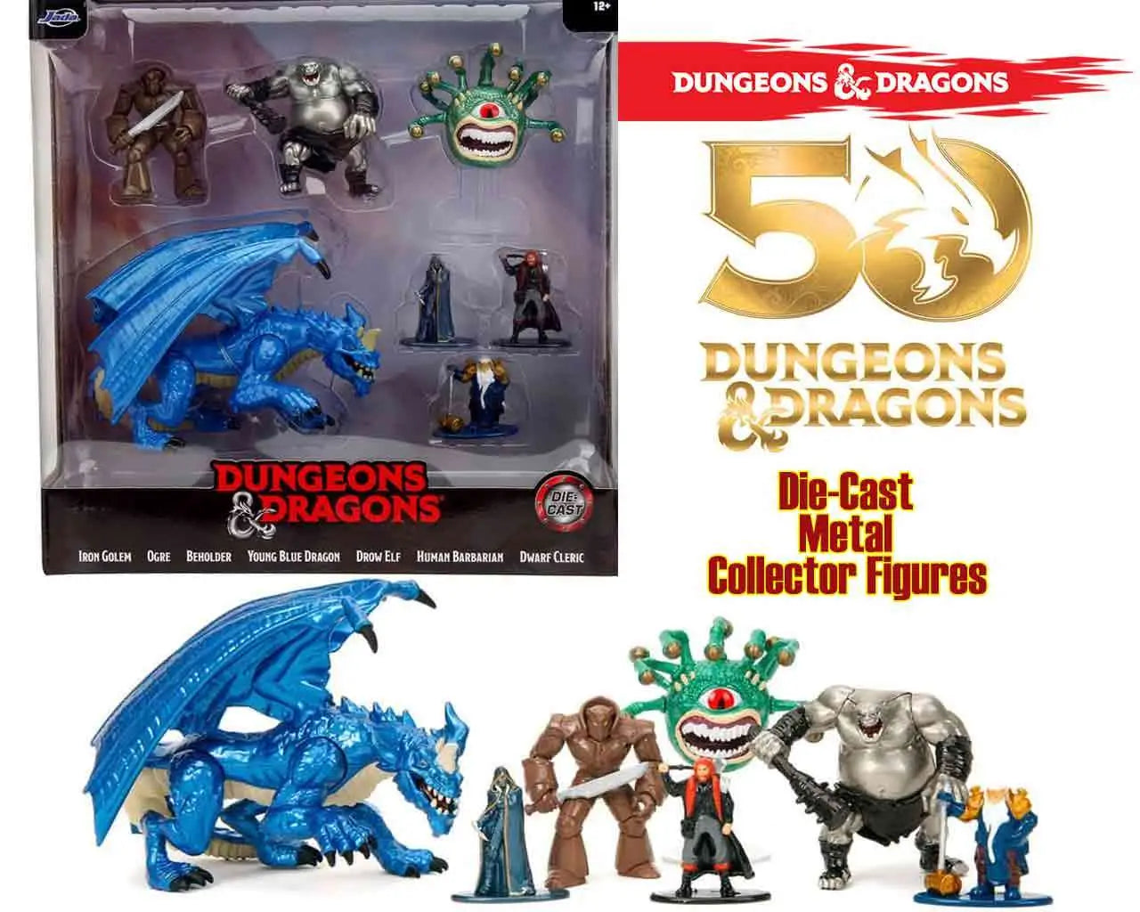 Dungeons & Dragons Nano Metal Figures Gift Set Jada Toys