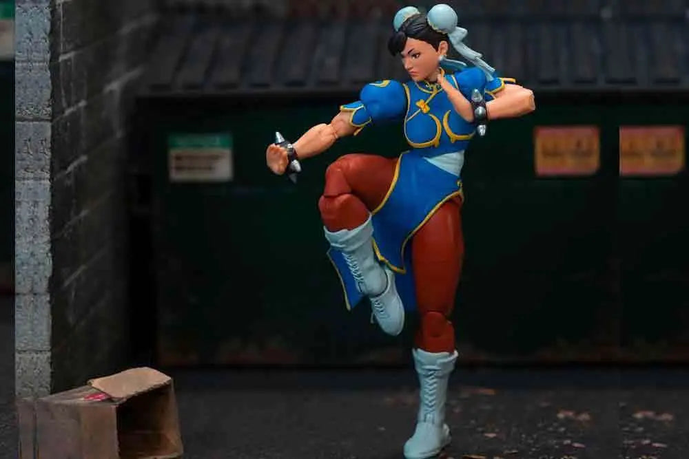STREET FIGHTER 2: CHUN-LI BLUE DRESS - DE LUXE ACTION FIGURE SCALE 1:12