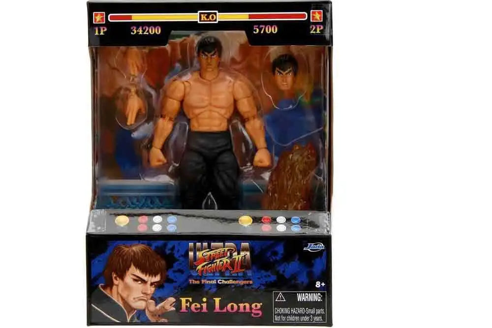 Street Fighter 2 Fei Long De Luxe Action Figure Scale 1 12 Jada Toys