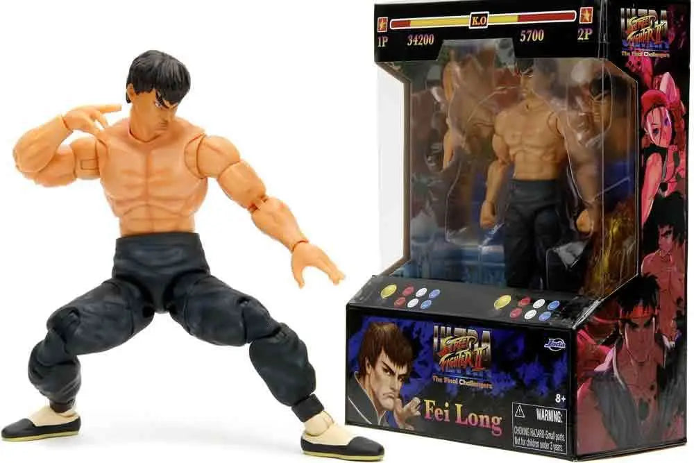Street Fighter 2 Fei Long De Luxe Action Figure Scale 1 12 Jada Toys