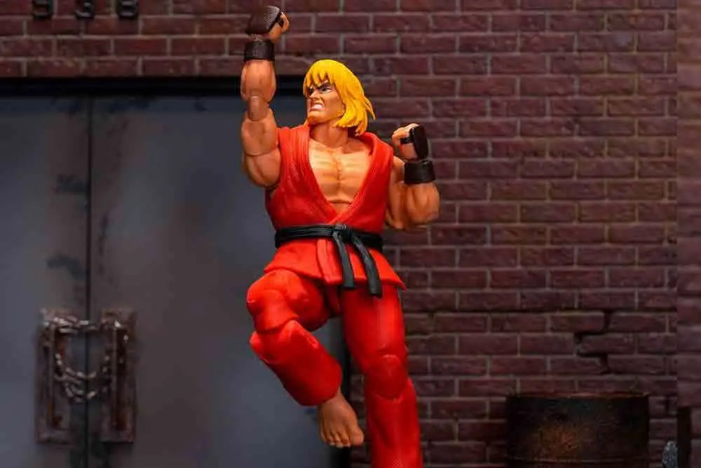Street Fighter 2 Ken De Luxe Action Figure Scale 1 12 Jada Toys