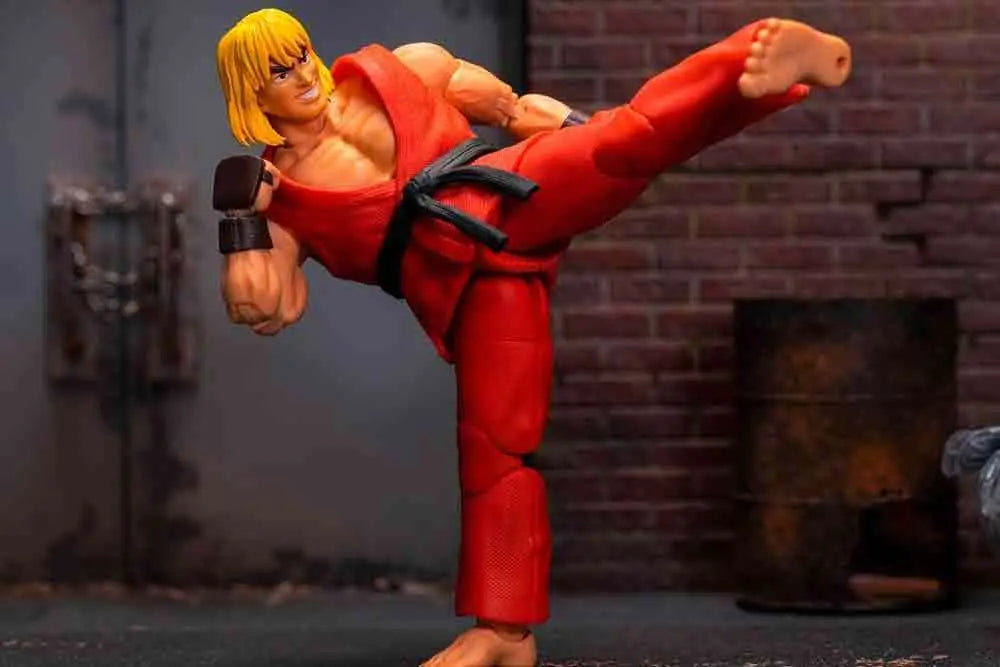 Street Fighter 2 Ken De Luxe Action Figure Scale 1 12 Jada Toys
