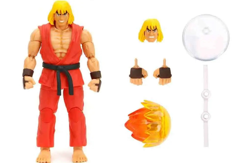 Street Fighter 2 Ken De Luxe Action Figure Scale 1 12 Jada Toys