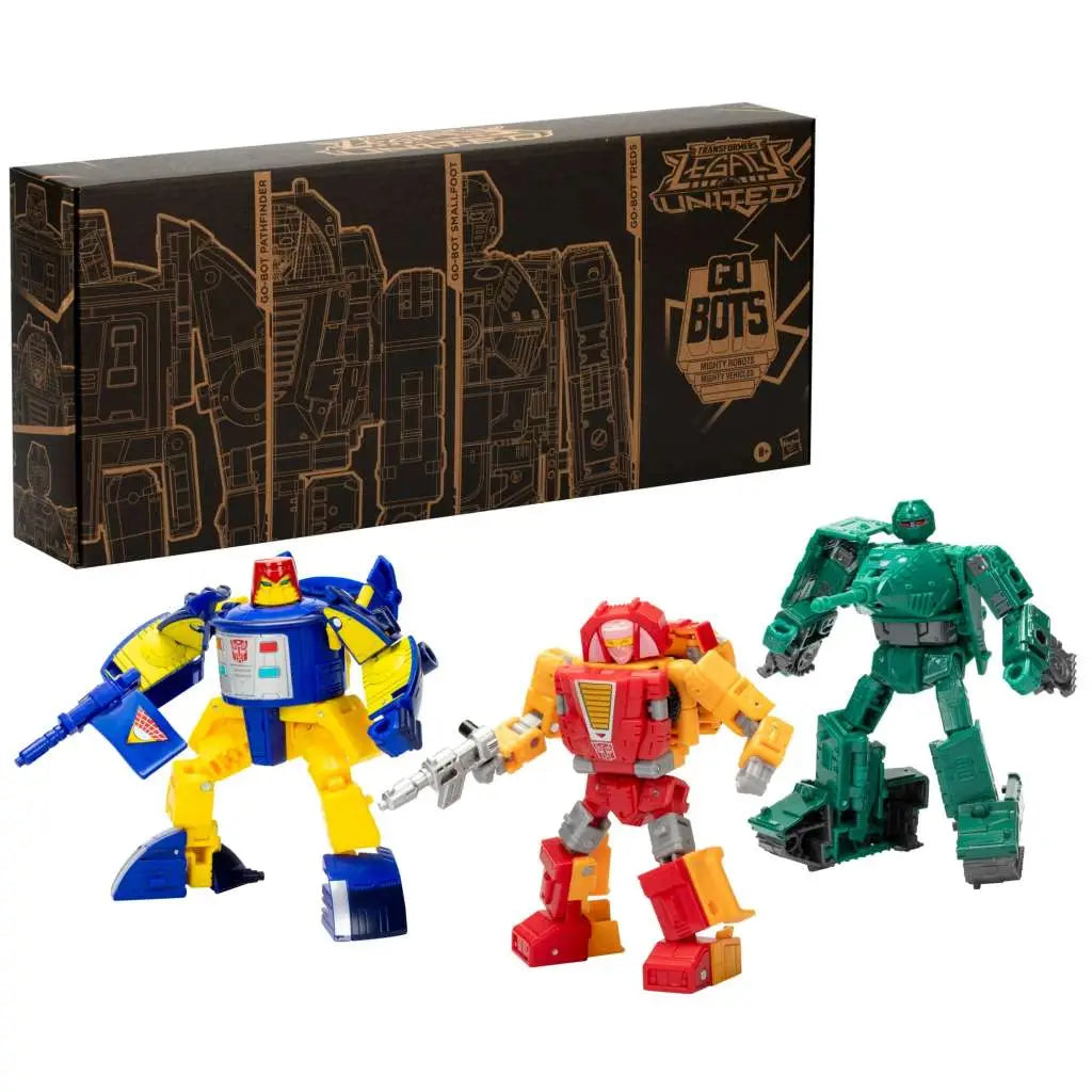 TRANSFORMERS LEGACY GO BOT GUARDIANS 3 PACK ACTION FIGURES HASBRO