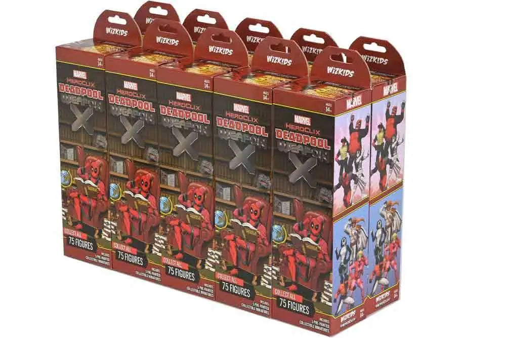 MARVEL HEROCLIX - DEADPOOL WEAPON X - BOOSTER BRICK WIZKIDS