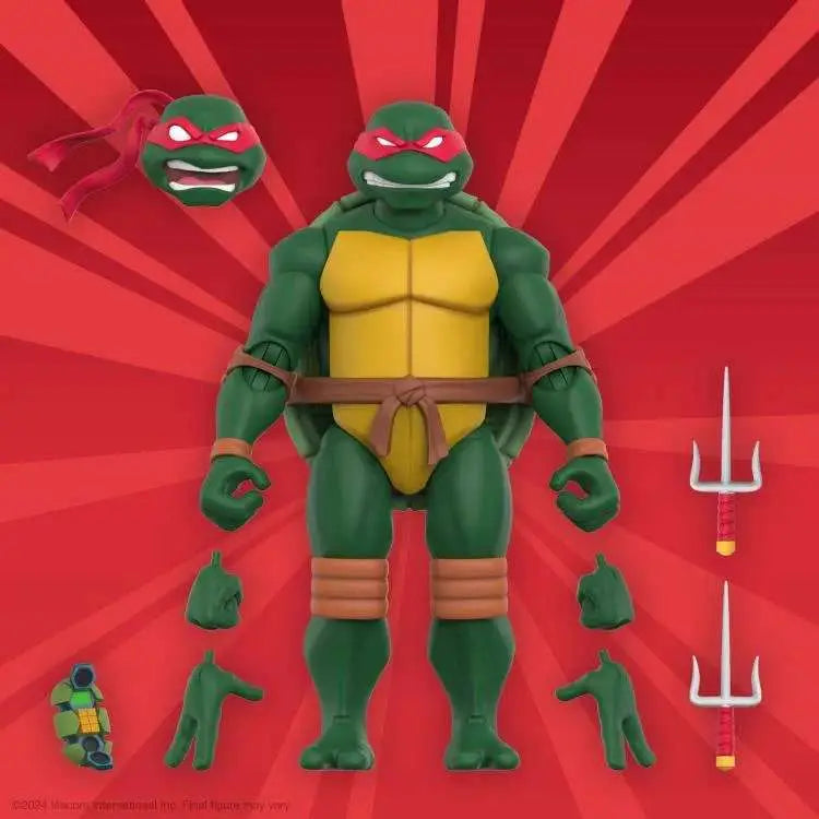 Teenage Mutant Ninja Turtles ULTIMATES! W12 RAPHAEL ANIMATED 2003 SUPER 7