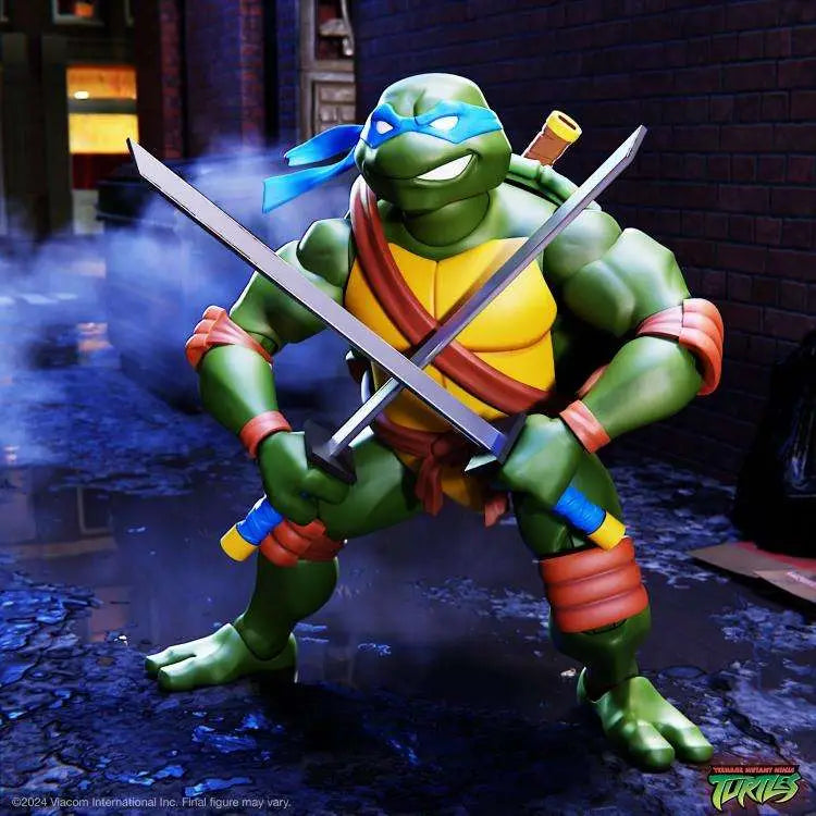 Teenage Mutant Ninja Turtles ULTIMATES! W12 LEONARDO ANIMATED 2003 SUPER 7