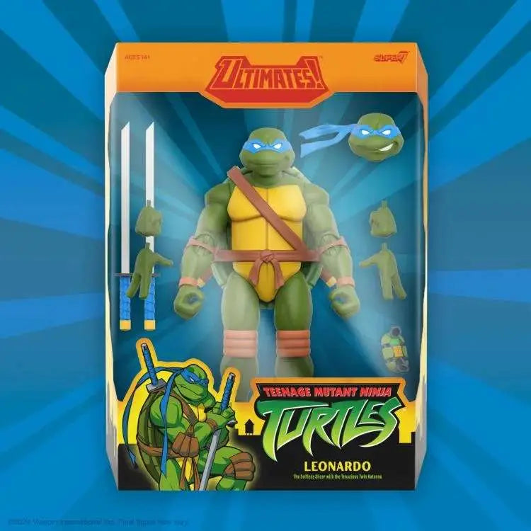 Teenage Mutant Ninja Turtles ULTIMATES! W12 LEONARDO ANIMATED 2003 SUPER 7