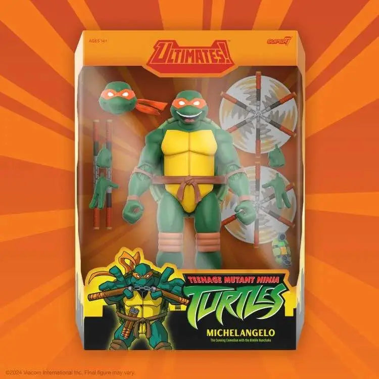 Teenage Mutant Ninja Turtles ULTIMATES! W12 MICHELANGELO ANIMATED 2003 SUPER 7