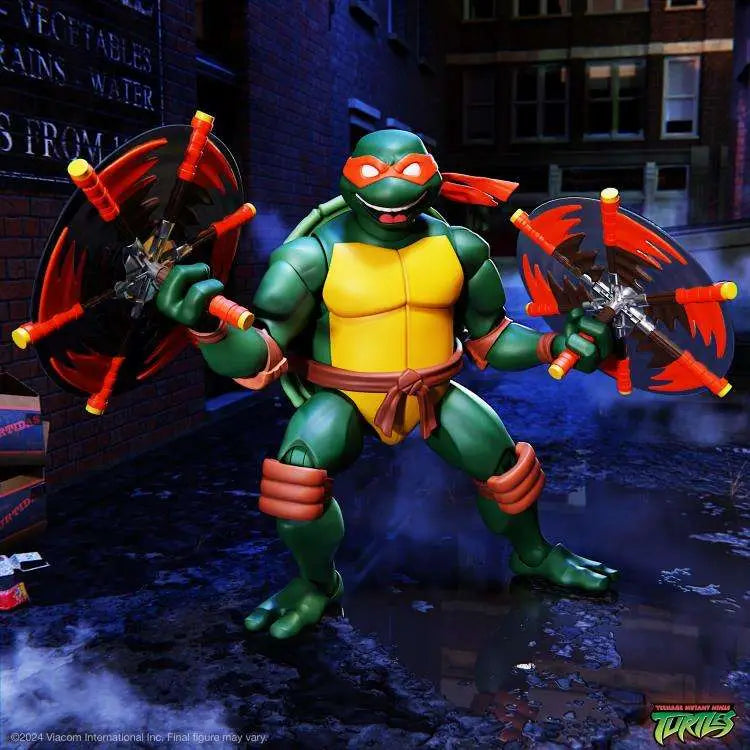Teenage Mutant Ninja Turtles ULTIMATES! W12 MICHELANGELO ANIMATED 2003 SUPER 7