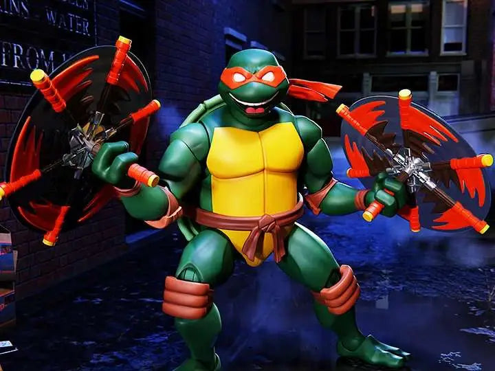 Teenage Mutant Ninja Turtles ULTIMATES! W12 MICHELANGELO ANIMATED 2003 SUPER 7