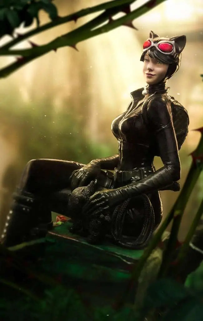 GOTHAM CITY SIRENS CATWOMAN DELUXE 1/10 STATUE IRON STUDIOS