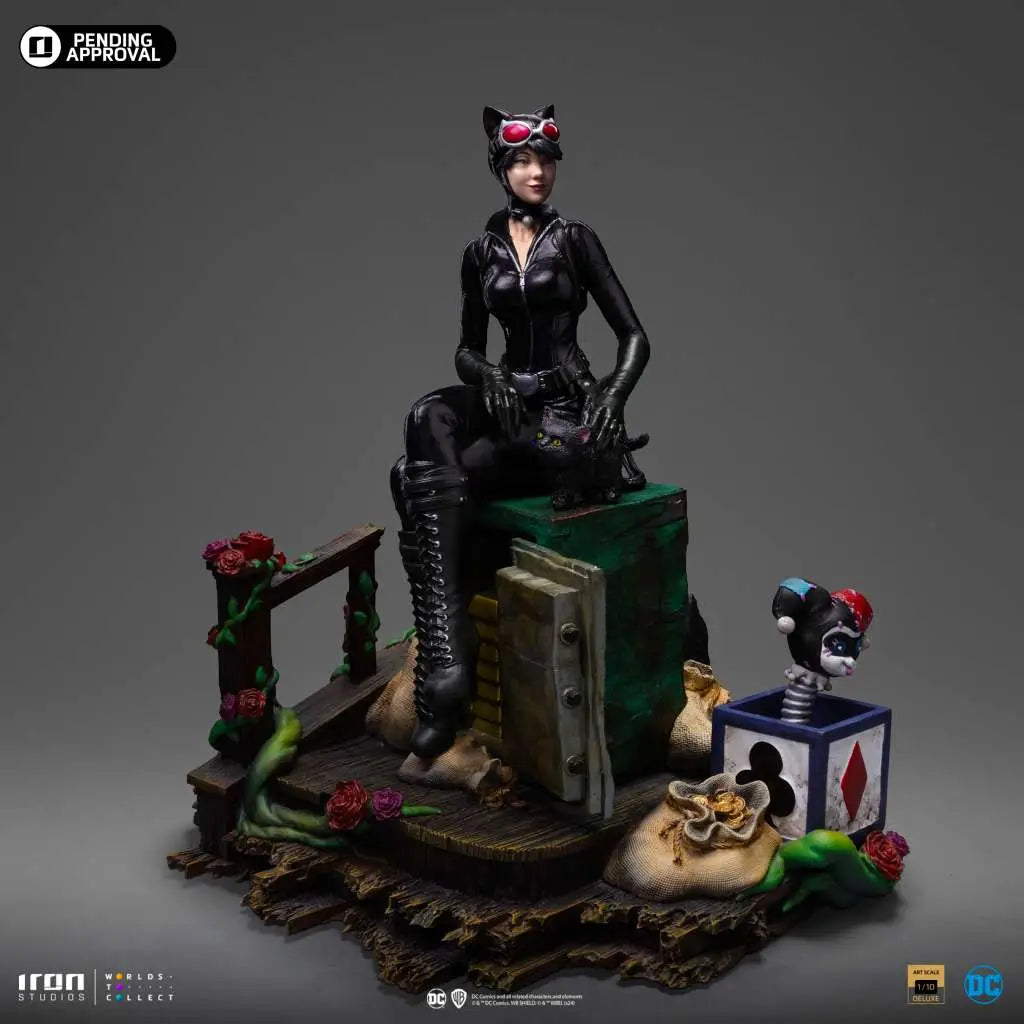 GOTHAM CITY SIRENS CATWOMAN DELUXE 1/10 STATUE IRON STUDIOS