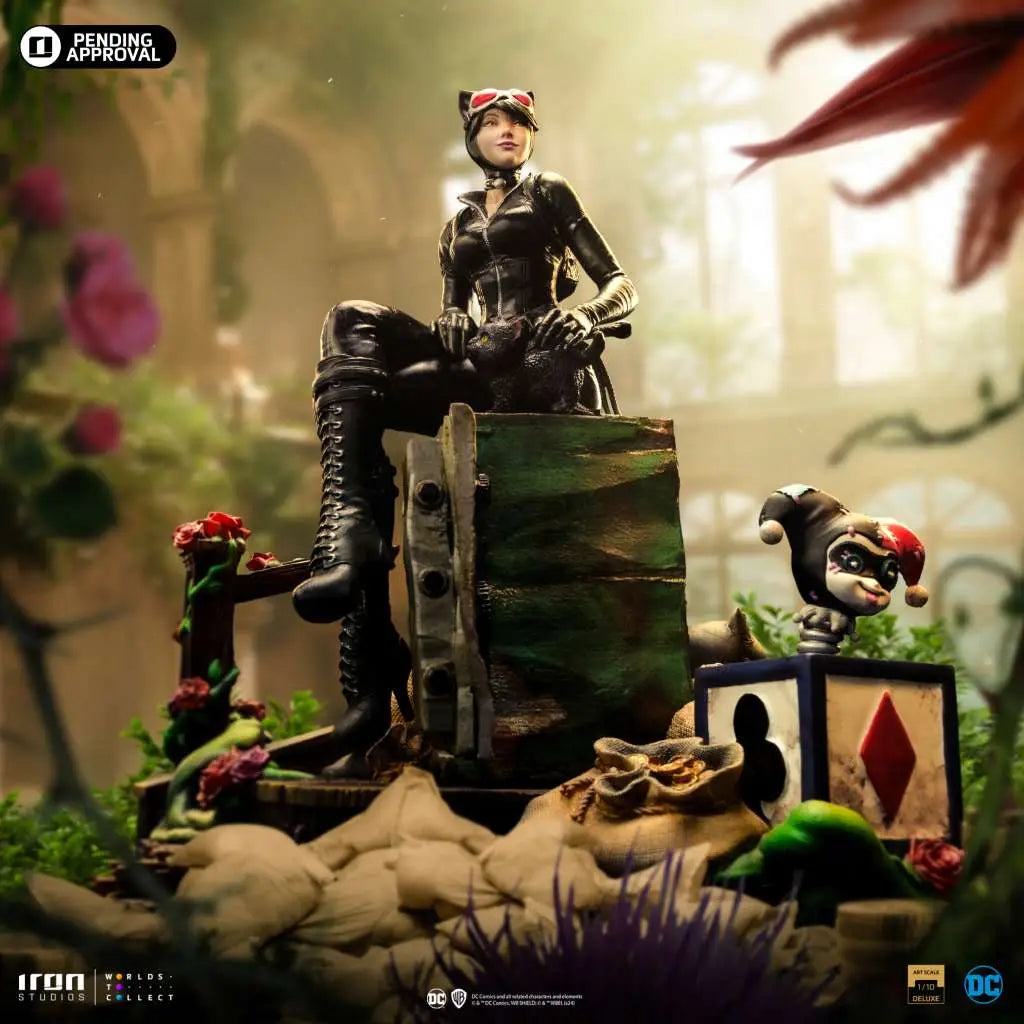 GOTHAM CITY SIRENS CATWOMAN DELUXE 1/10 STATUE IRON STUDIOS