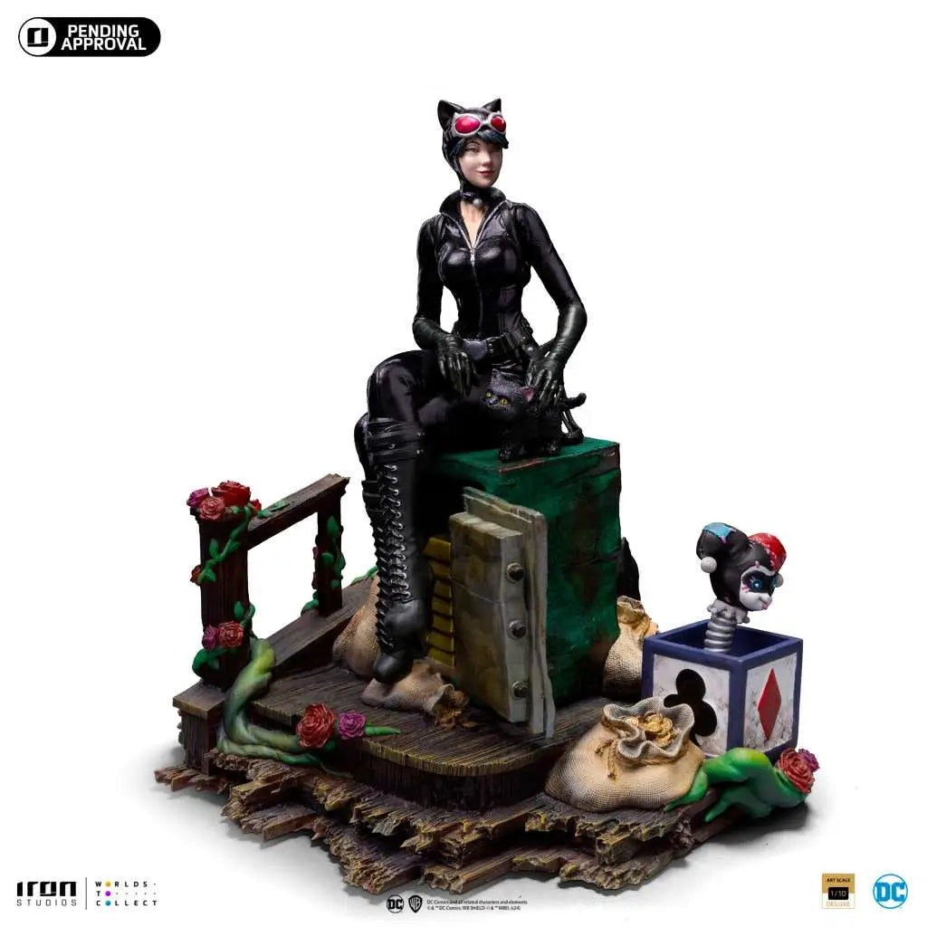 GOTHAM CITY SIRENS CATWOMAN DELUXE 1/10 STATUE IRON STUDIOS
