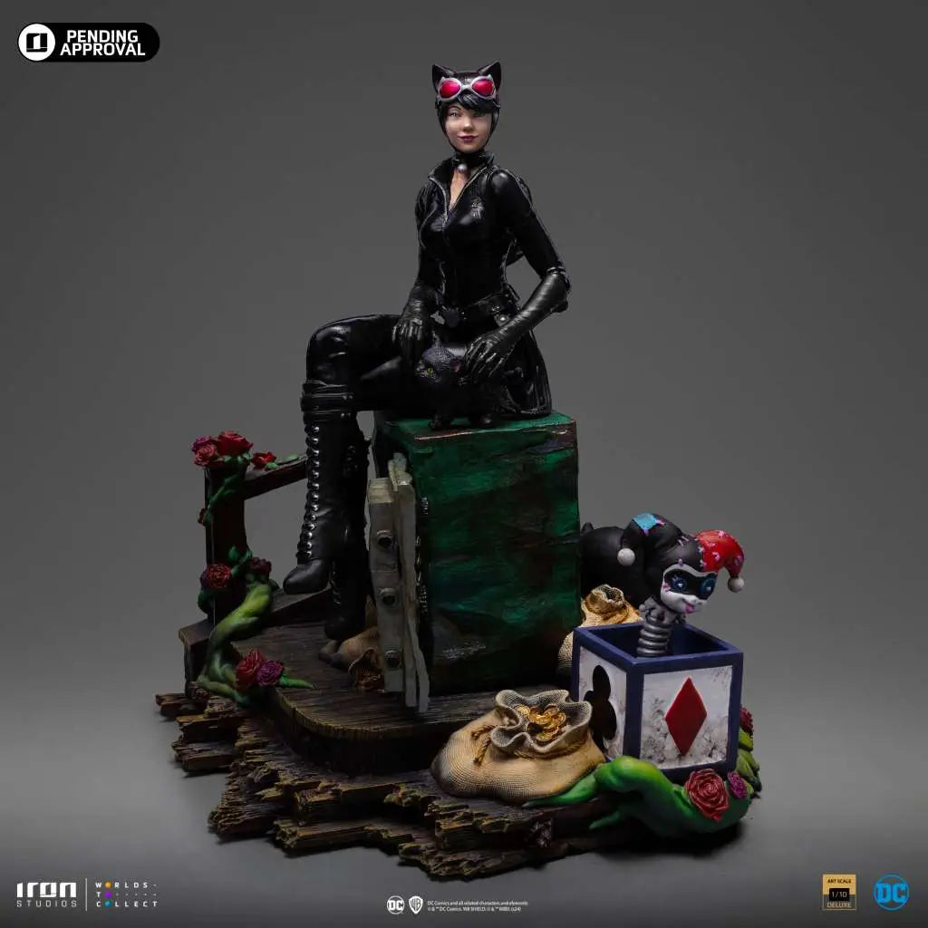 GOTHAM CITY SIRENS CATWOMAN DELUXE 1/10 STATUE IRON STUDIOS