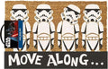 STAR WARS STORMTROOPER MOVE ALONG DOORMAT PYRAMID INTERNATIONAL