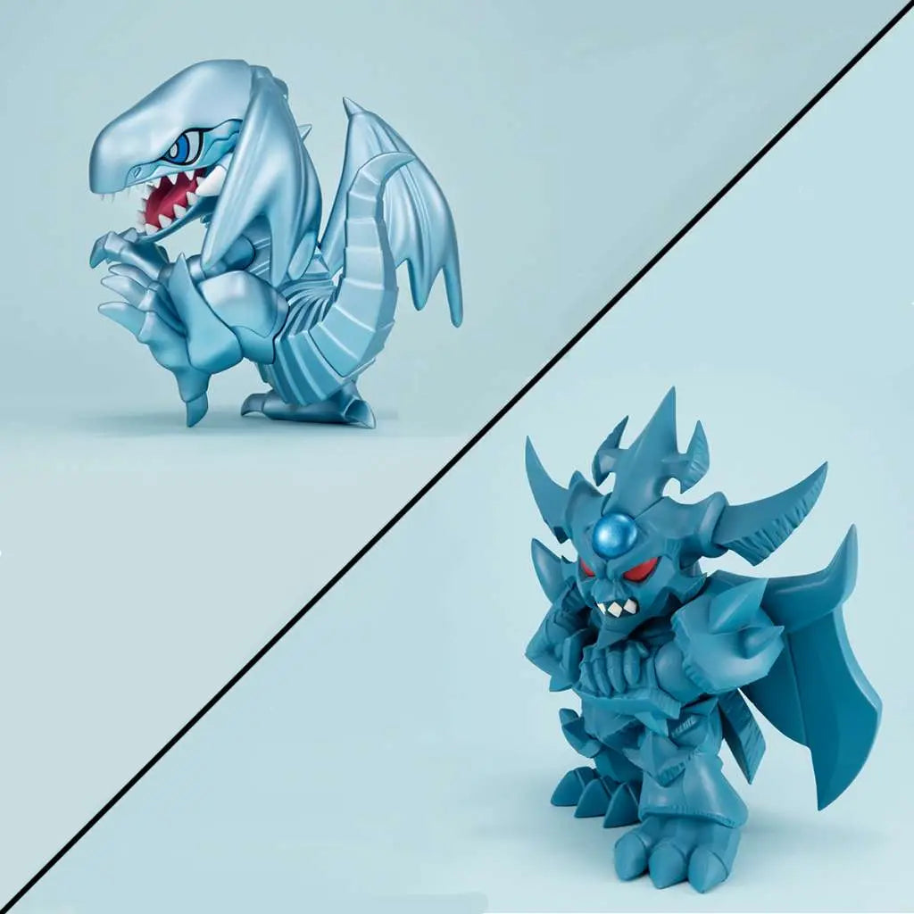 MEGATOON YU GI OH BLUE EYES WHITE DRAGON + OBELISK THE TORMENTOR SET WITH GIFT MEGAHOUSE