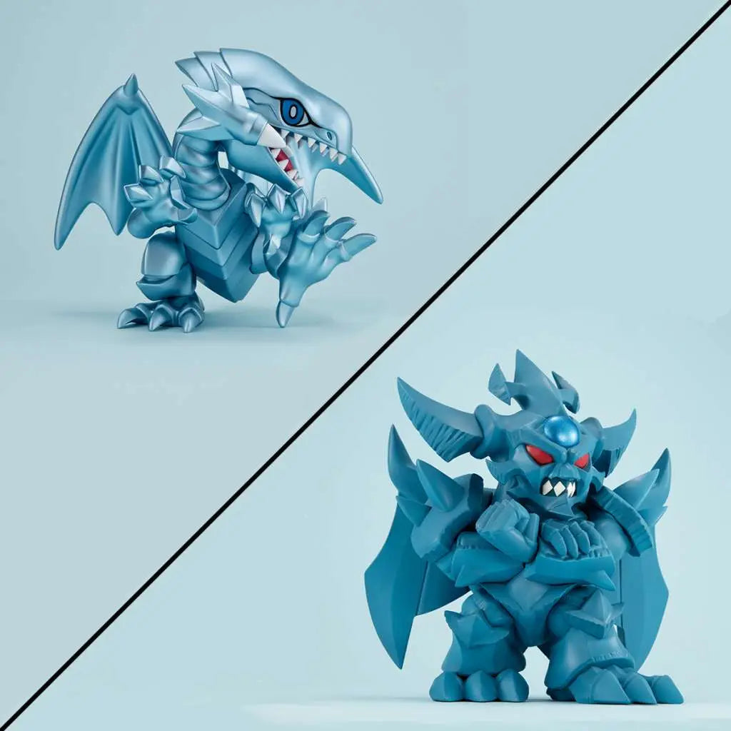 MEGATOON YU GI OH BLUE EYES WHITE DRAGON + OBELISK THE TORMENTOR SET WITH GIFT MEGAHOUSE