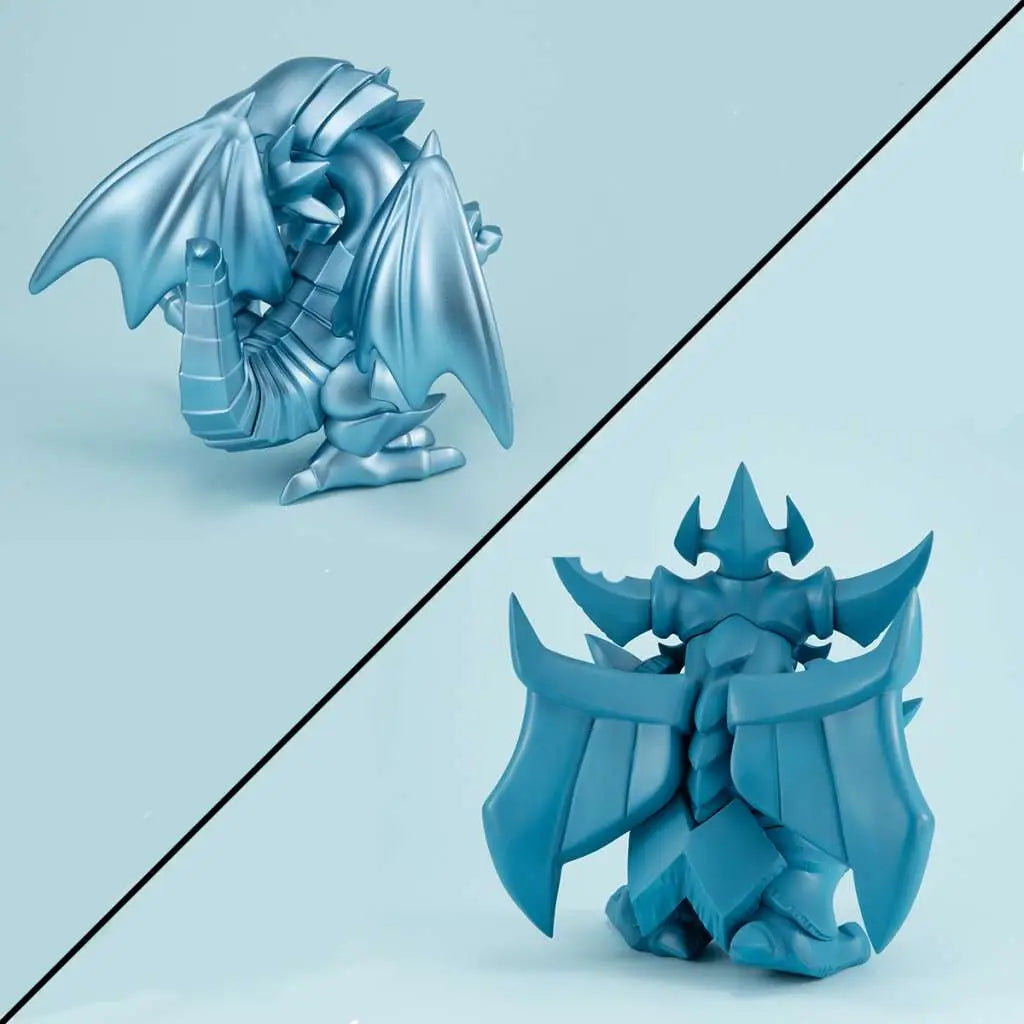 MEGATOON YU GI OH BLUE EYES WHITE DRAGON + OBELISK THE TORMENTOR SET WITH GIFT MEGAHOUSE