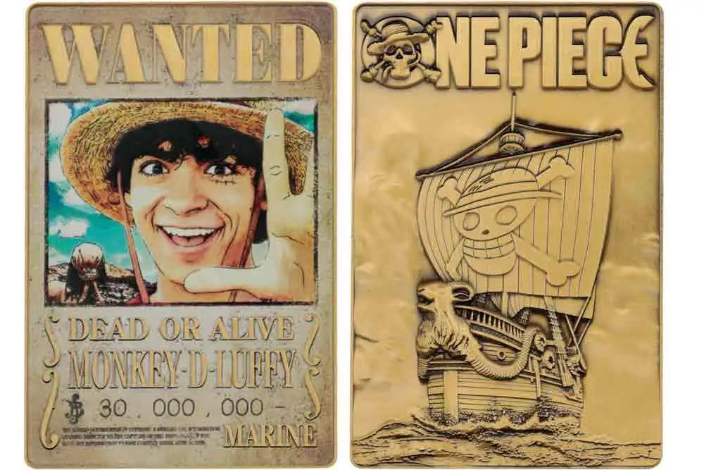 ONE PIECE - WANTED POSTER - LIMITED EDITION INGOT FANATTIK