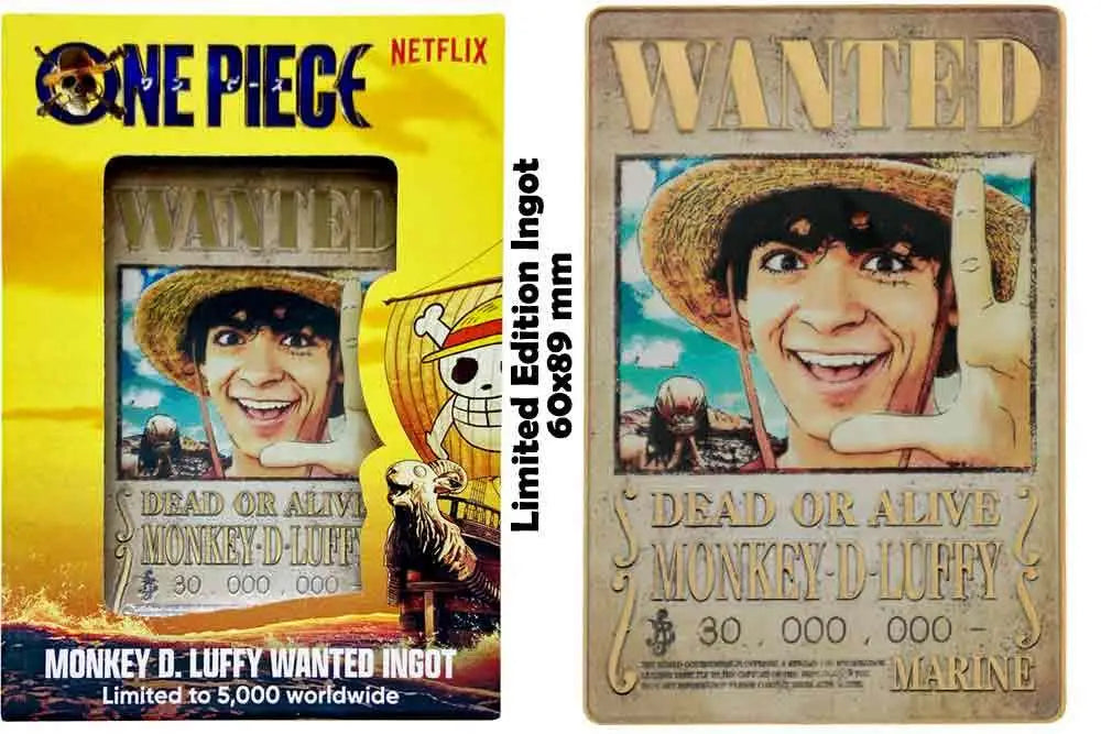 ONE PIECE - WANTED POSTER - LIMITED EDITION INGOT FANATTIK