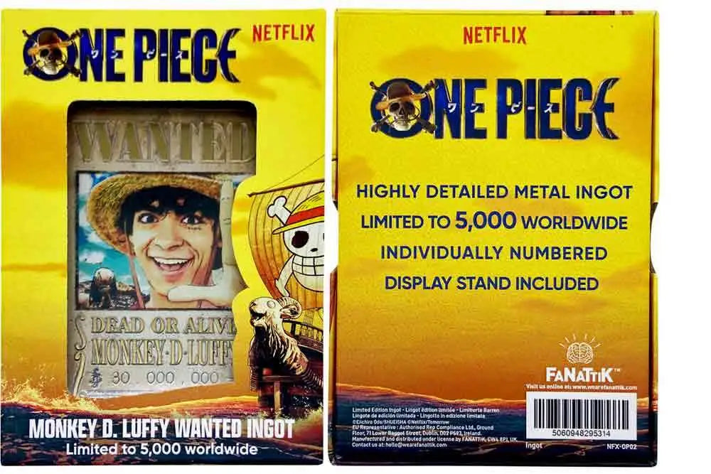 ONE PIECE - WANTED POSTER - LIMITED EDITION INGOT FANATTIK