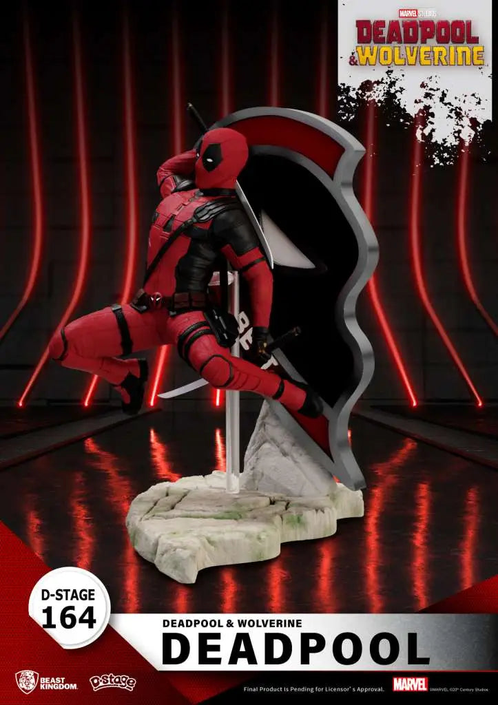 D STAGE DEADPOOL AND WOLVERINE DEAPDPOOL BEAST KINGDOM