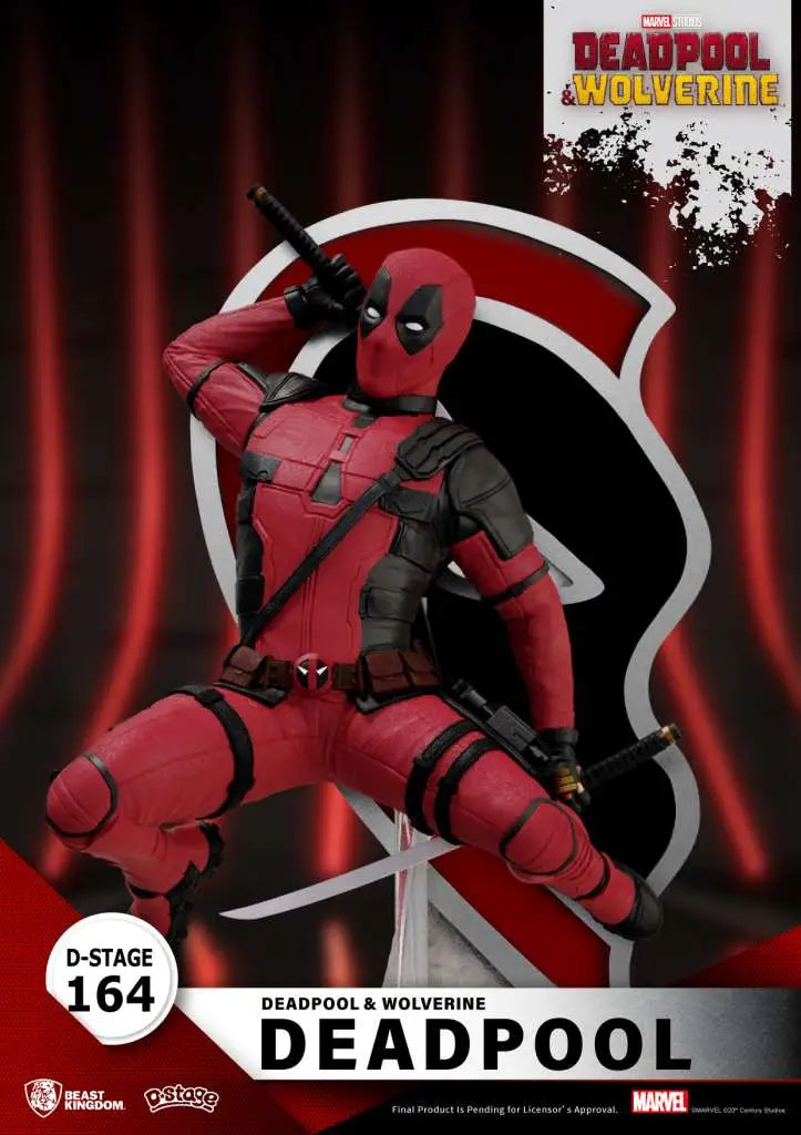 D STAGE DEADPOOL AND WOLVERINE DEAPDPOOL BEAST KINGDOM