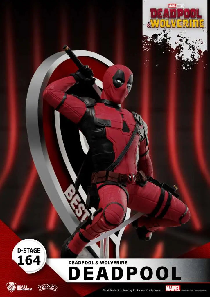 D STAGE DEADPOOL AND WOLVERINE DEAPDPOOL BEAST KINGDOM