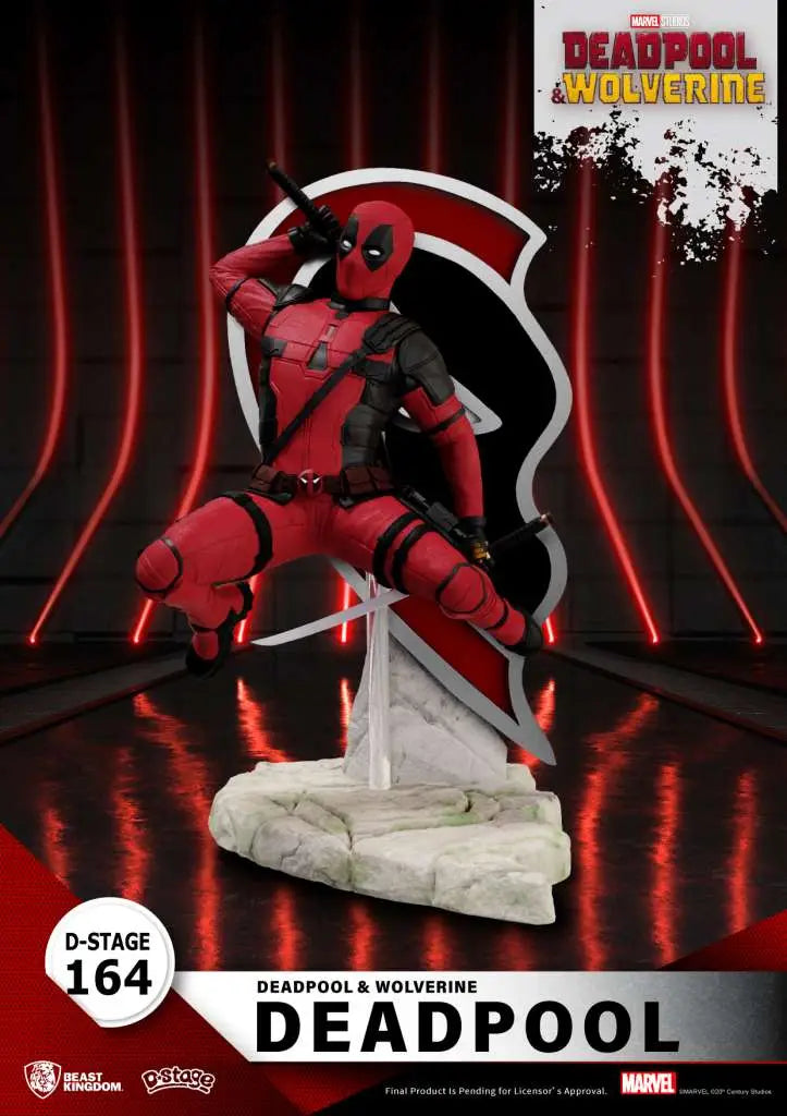 D STAGE DEADPOOL AND WOLVERINE DEAPDPOOL BEAST KINGDOM