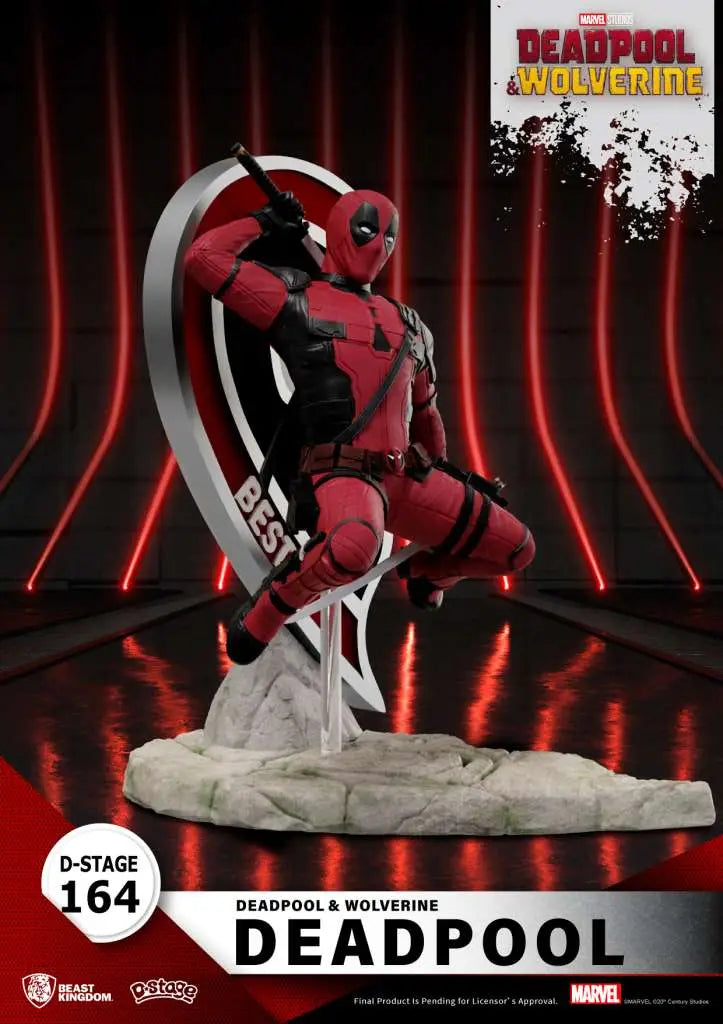 D STAGE DEADPOOL AND WOLVERINE DEAPDPOOL BEAST KINGDOM