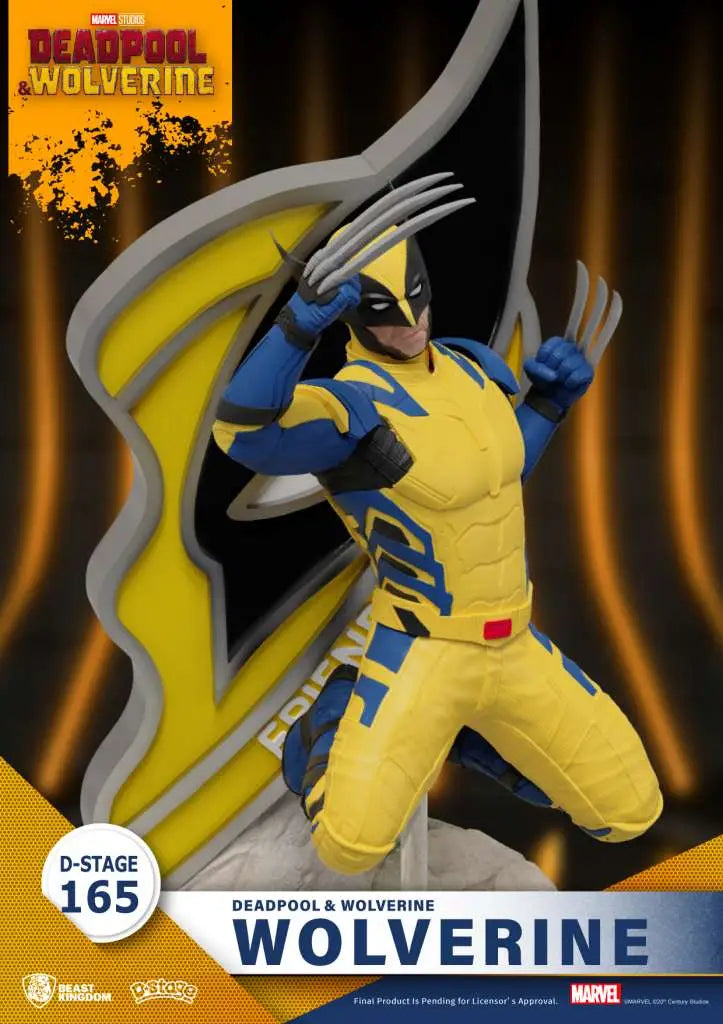 D STAGE DEADPOOL AND WOLVERINE WOLVERINE BEAST KINGDOM