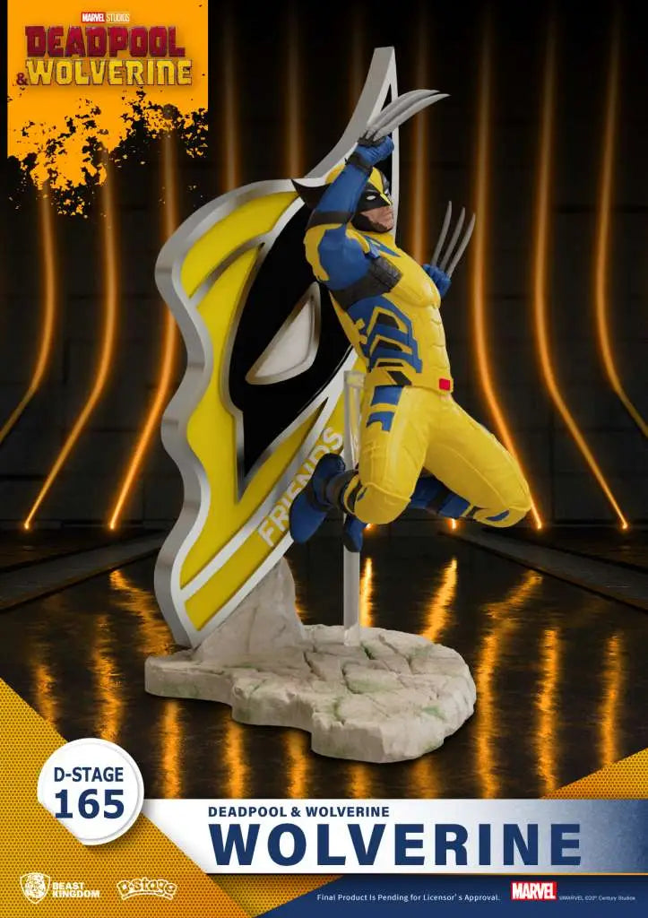 D STAGE DEADPOOL AND WOLVERINE WOLVERINE BEAST KINGDOM