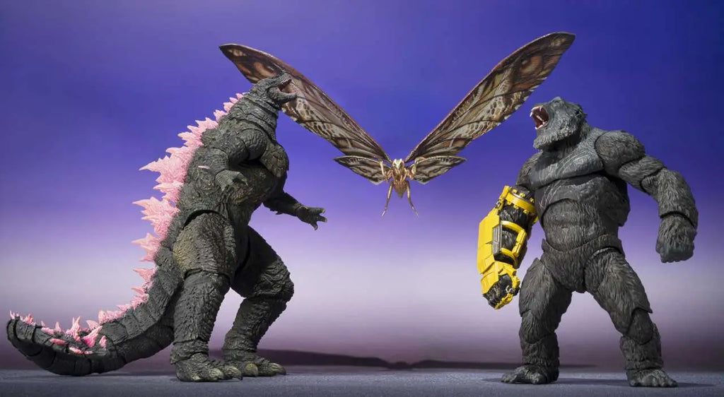 GODZILLA x KONG THE NEW EMPIRE SUKO & MOTHRA MONSTERARTS BANDAI