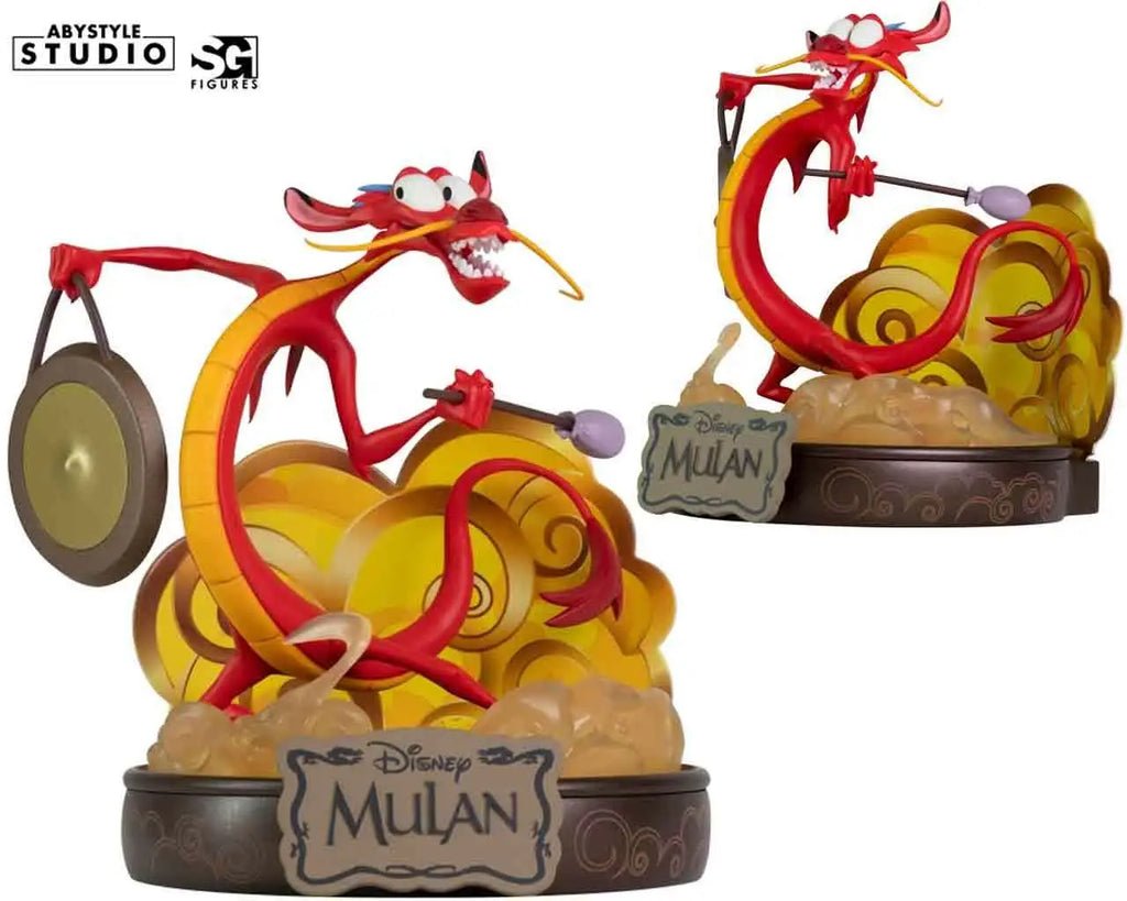 DISNEY MULAN MUSHU SUPER FIGURE COLLECTION 1/10 PVC STATUE Abystyle Studio